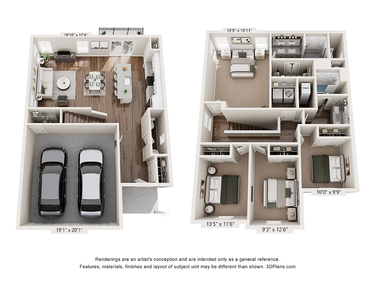 Floor plan ml4.25b - Haven D14