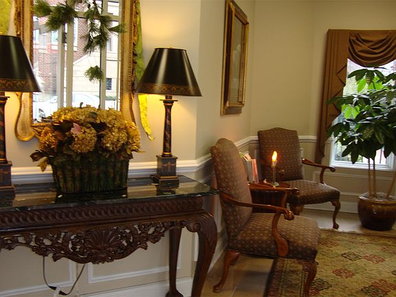 Lovely secured lobby area