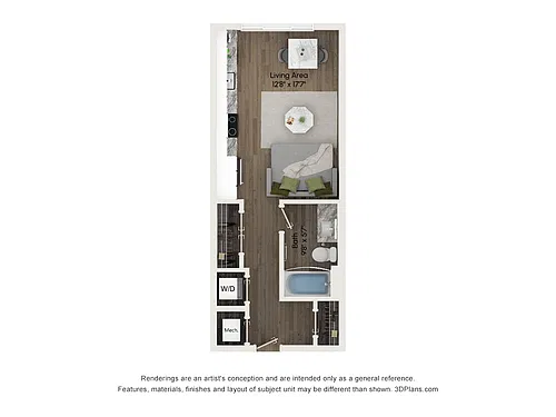 Floor plan Studio