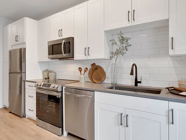 Kitchen with Stainless Steel Appliances