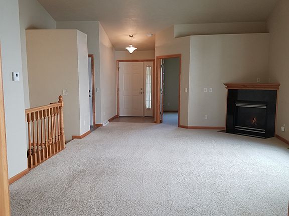 Living room fireplace