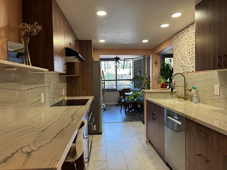 View of kitchen.