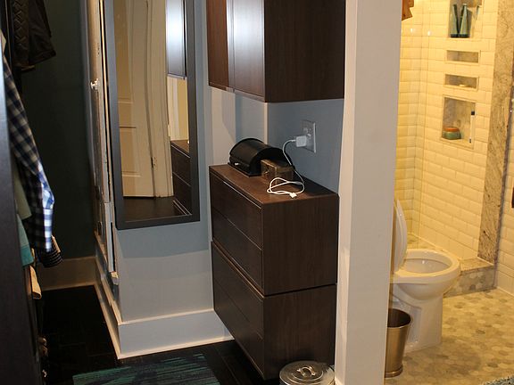 Master bathroom and closet