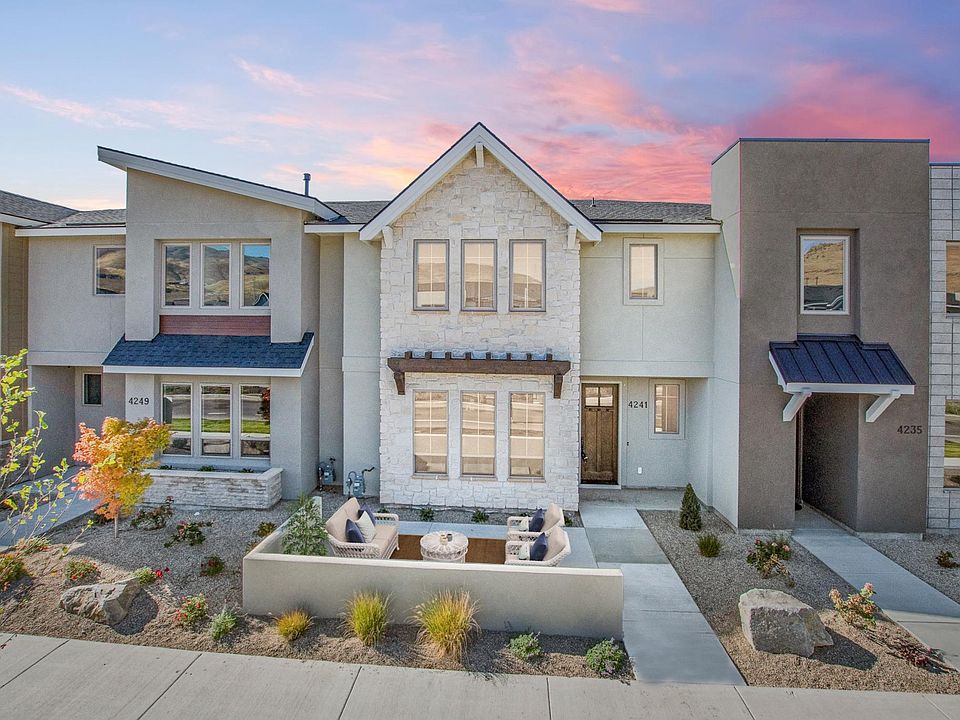 Front Elevation and Private patio