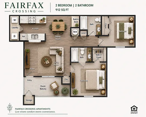 Floor plan 2BR