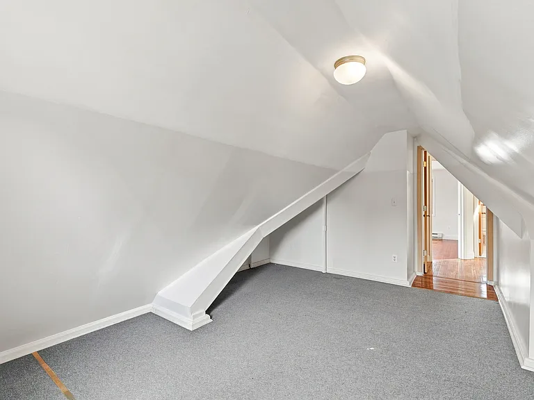 finished attic with tons of storage space