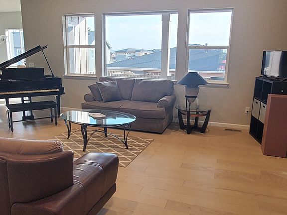 Great room with fireplace