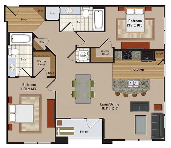 Floor plan B11