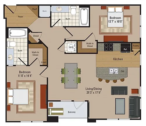 Floor plan B11