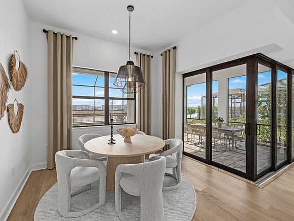 Modern dining spaces in active adult communities