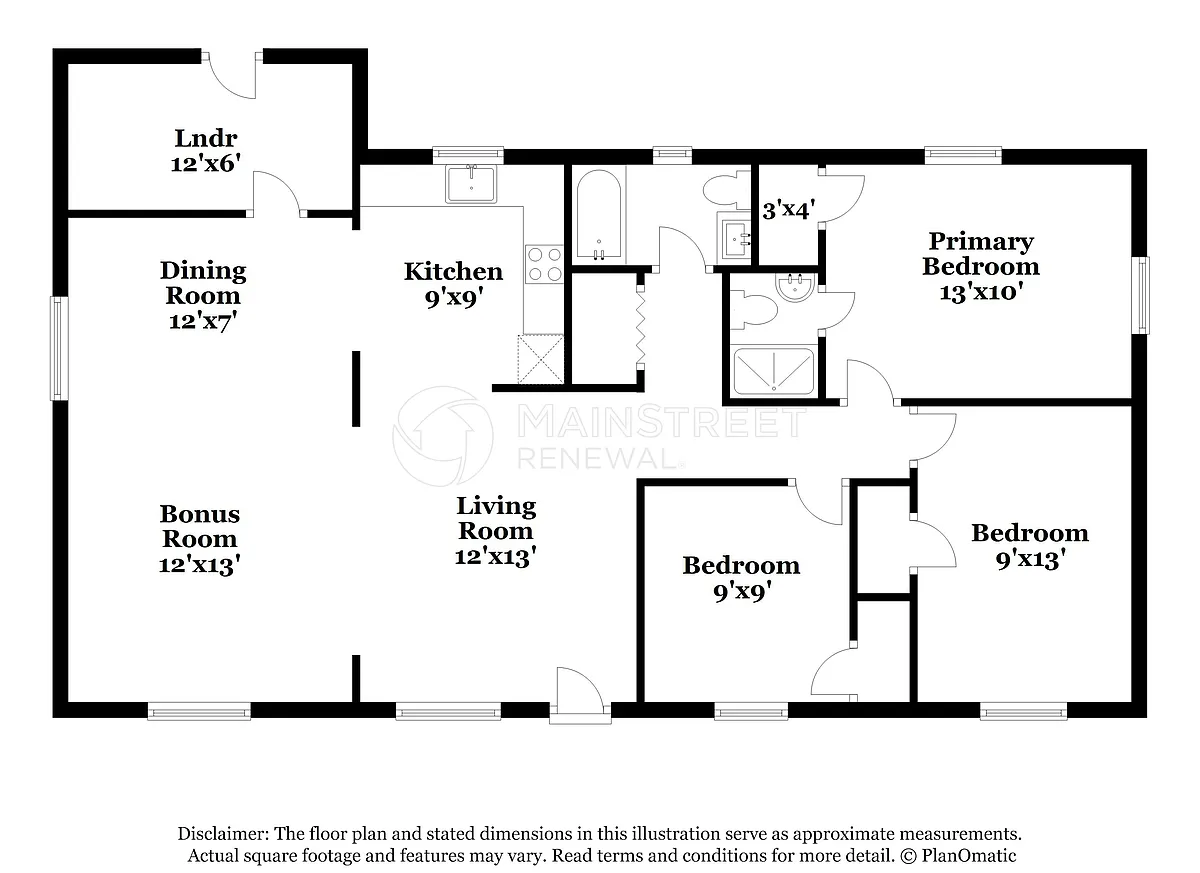 Floor Plan - 1252 Ridgewood Dr