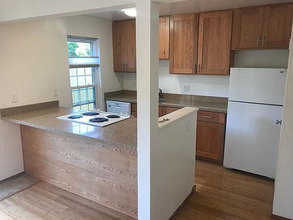 View of kitchen from living room