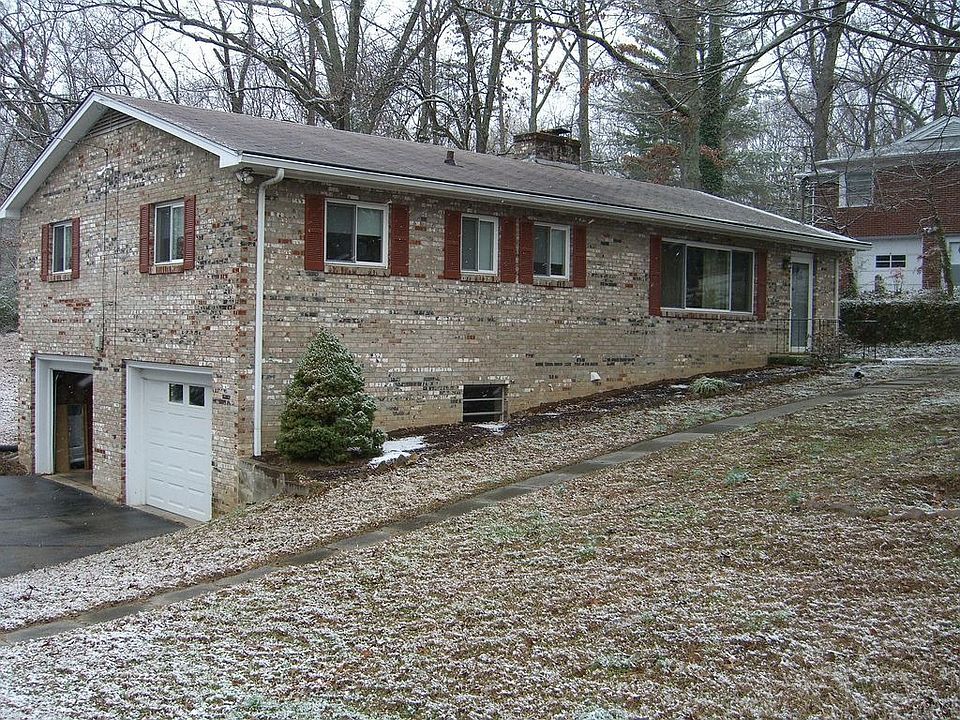 Snowy view of the front