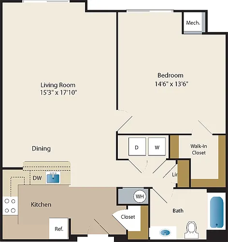 Floor plan Dorsey