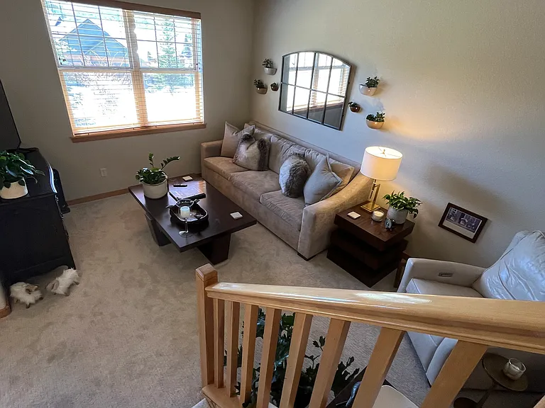 Downstairs living area
