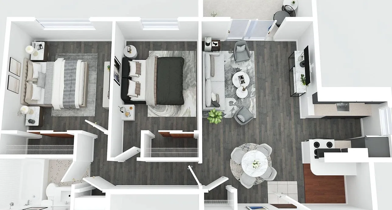 Newly Refreshed Apartments With Balcony and Green Space — Photo 3