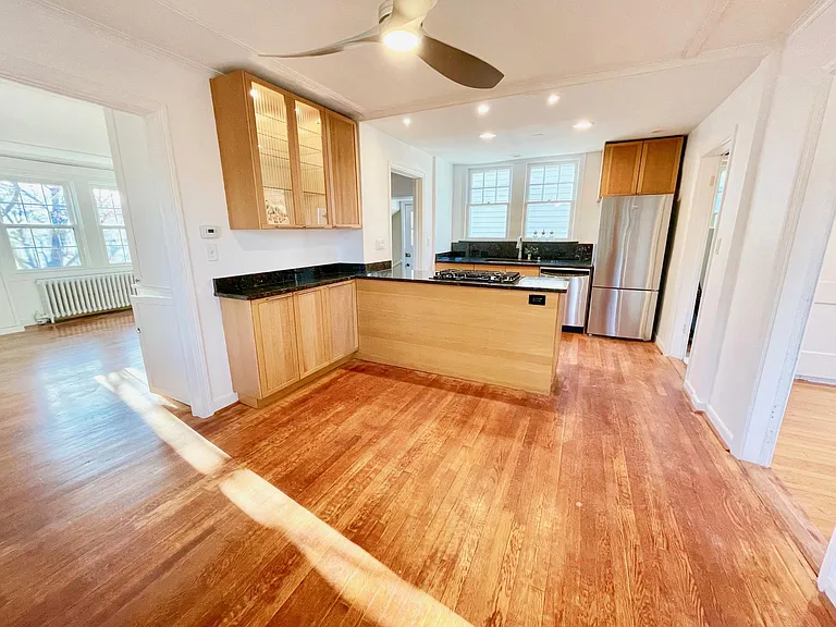 Open sight lines and floor plan makes The Clark Farmhouse bright and cheerful.