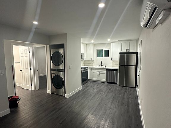 Living room and kitchen