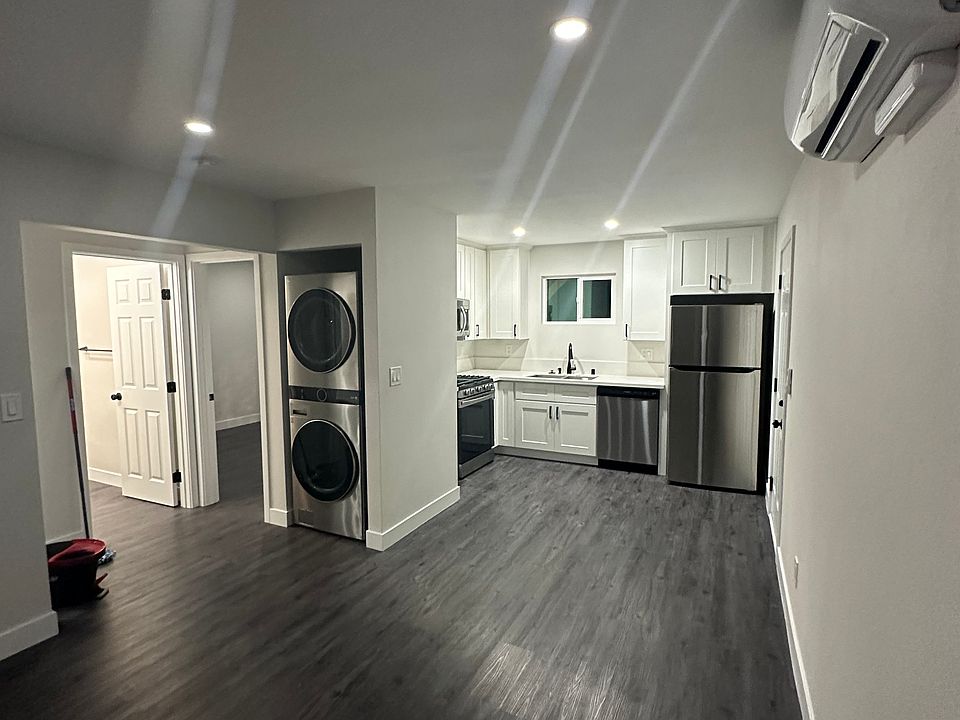 Living room and kitchen