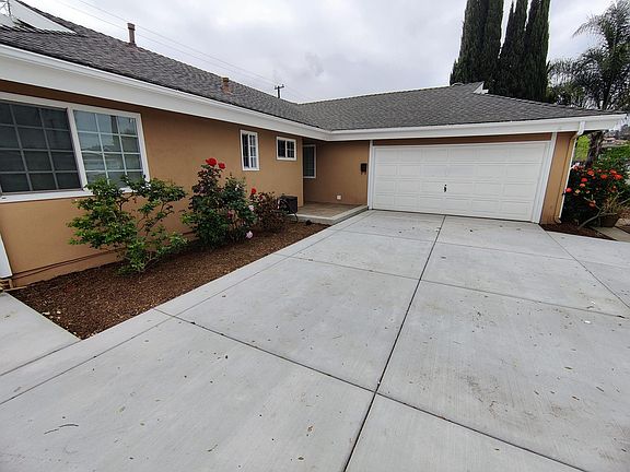 Driveway and garage
