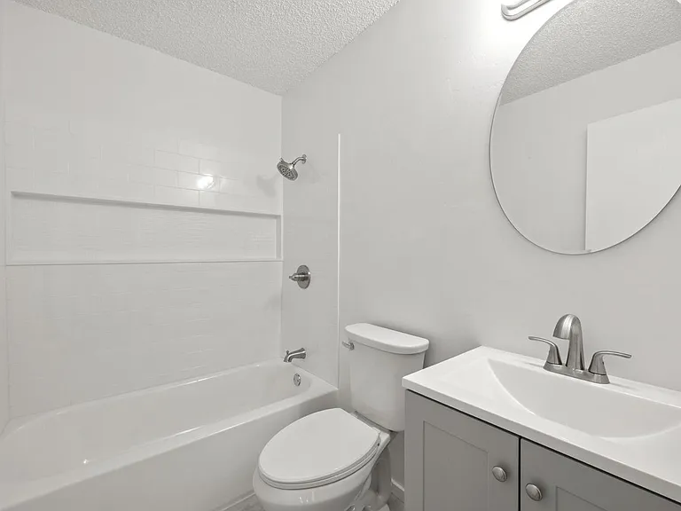Newly upgraded bathroom.