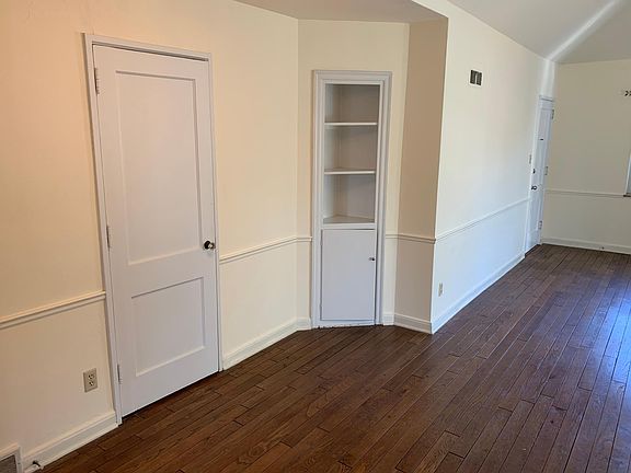 Dining room with large closet.