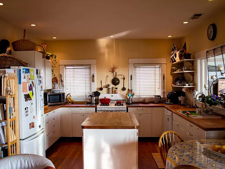 Kitchen Detail: fully loaded w/ ocean view