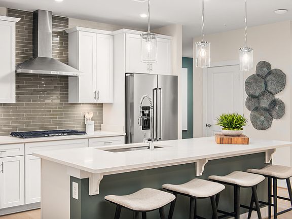 Gourmet Kitchen with an Oversized Island