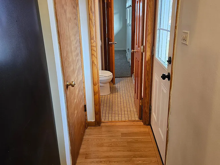 Hallway leading to bedrooms