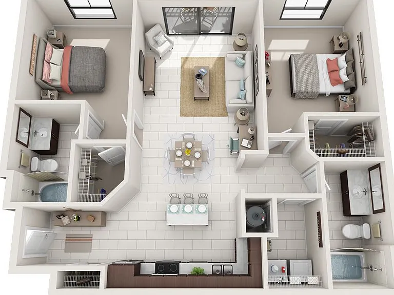 Solle Davie Luxury Apartments - Marbella - 2 Beds - 2 Baths - 1108 Sq. ft.