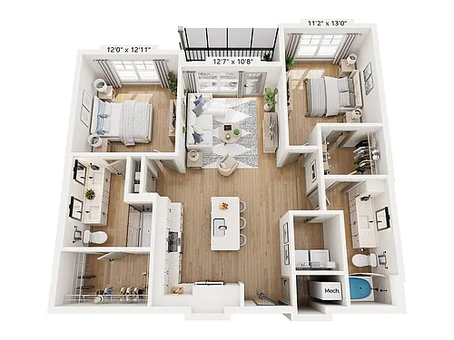 Floor plan B1