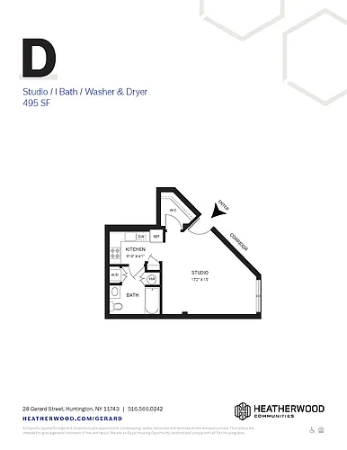 Floor plan Unit D and K