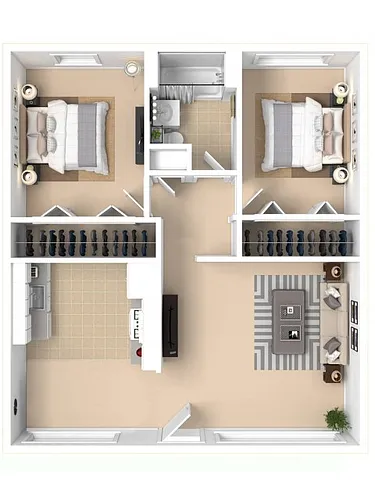 Floor plan Plan D