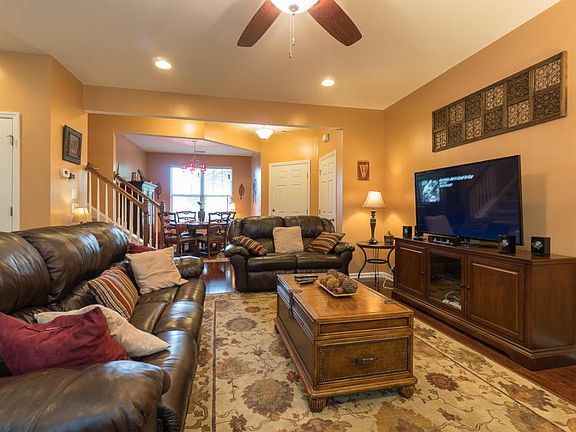 Great room and dining room