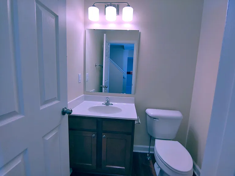 Downstairs half bath