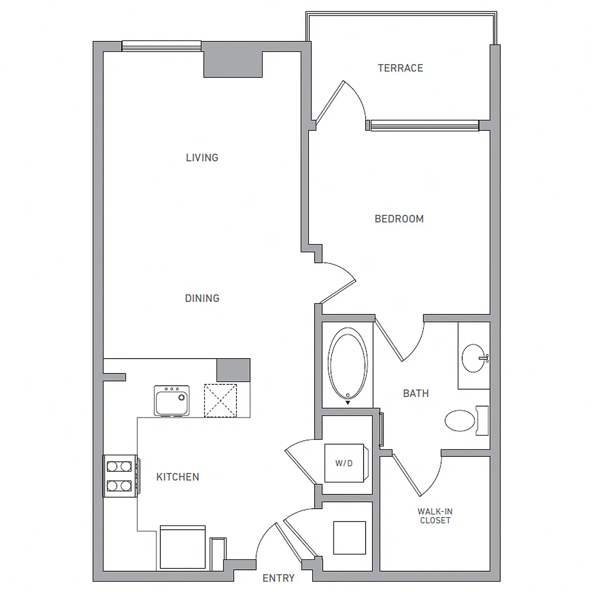 Floor plan A6A