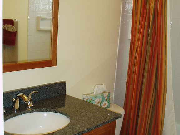 TOTALLY Renovated Guest Bath with Granite countertop and ALL Kohler Fixtures