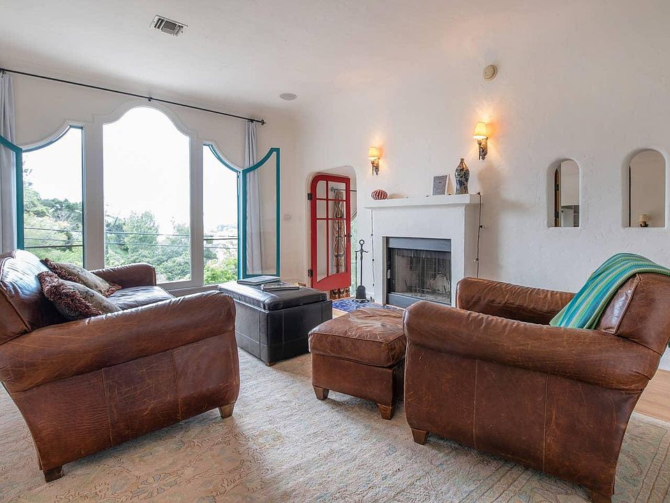 Living room with views of canyon