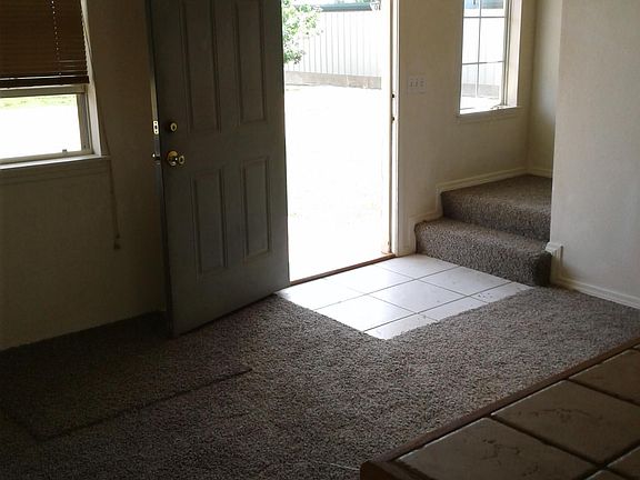 Front door view from the inside