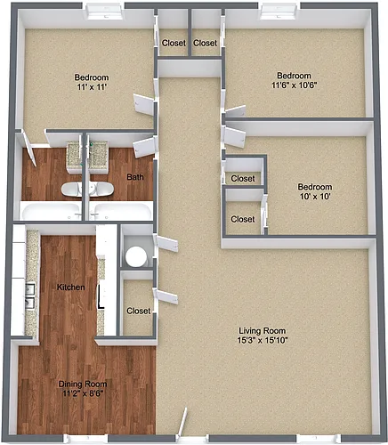 Floor plan The Darlington