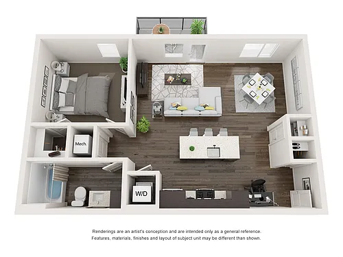 Floor plan 1B
