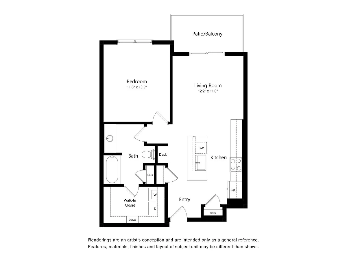 Floor plan 1B