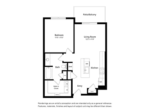 Floor plan 1B