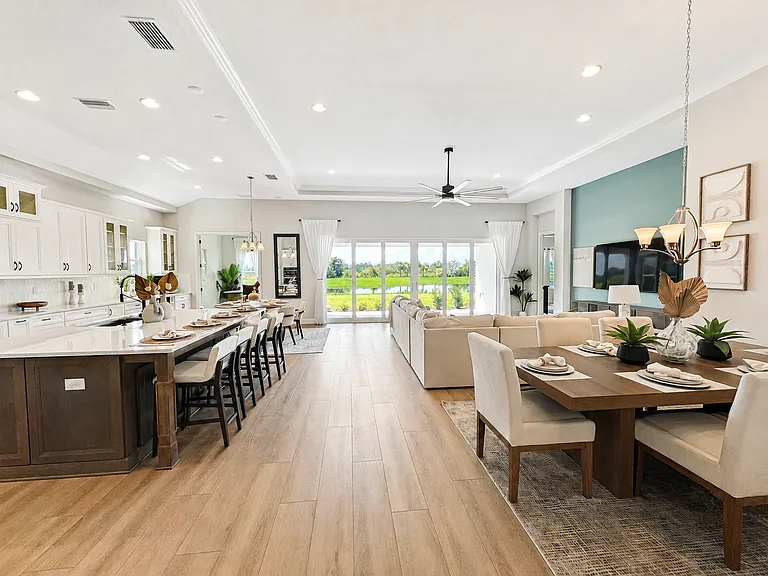 Open living area on 1st floor.
