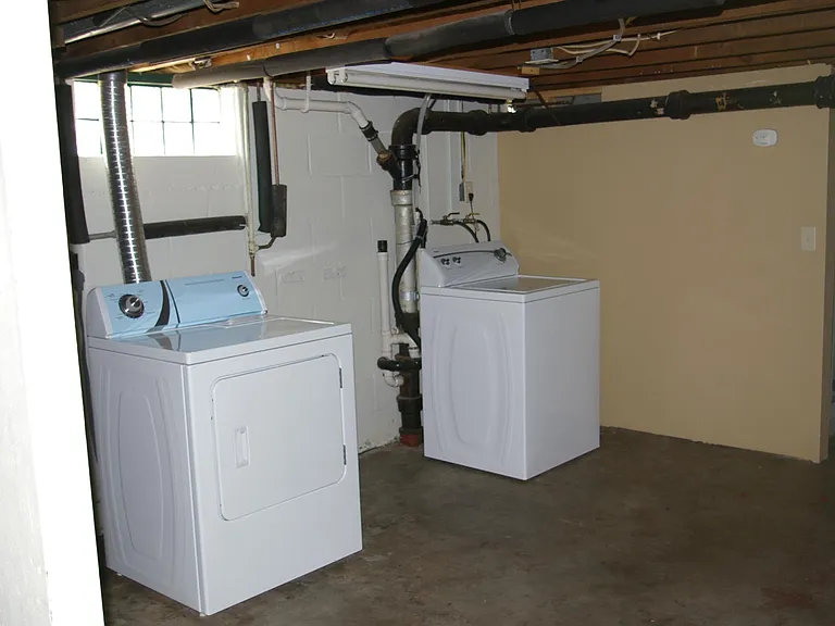 Basement laundry