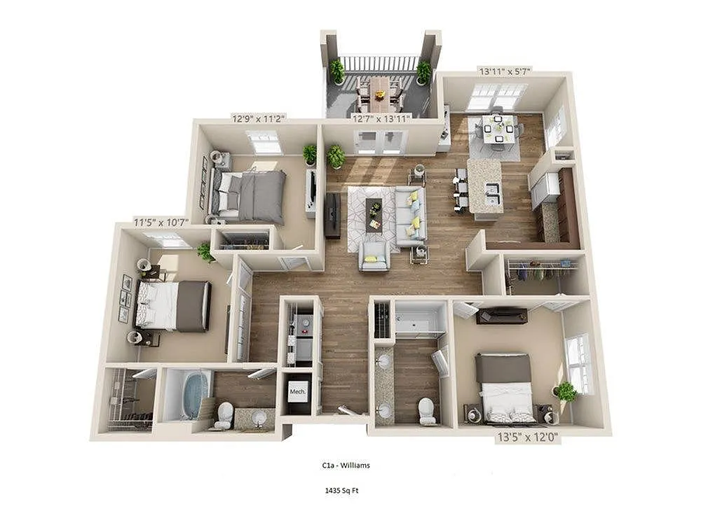 Floor plan Williams