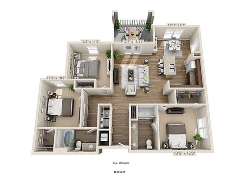 Floor plan Williams