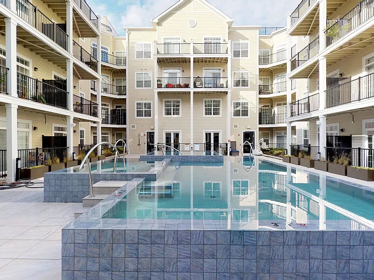 Bask in the sun and cool down in our resort-inspired pool