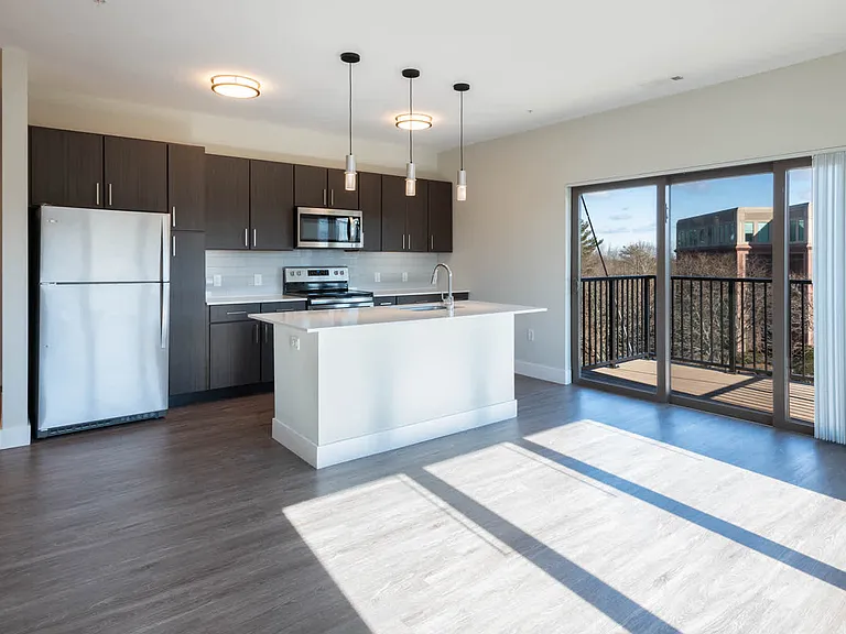 Living Room with Balcony and Hard Surface Flooring