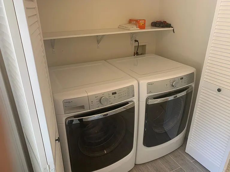 Washer and dryer included
